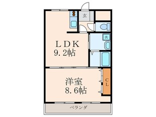 アペックス熊本の物件間取画像